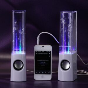 Haut-parleur « Dancing Water » avec éclairage LED et fontaine – Fête en famille