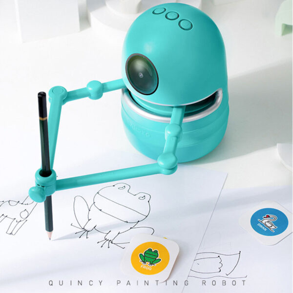 Robot de peinture : enfants de maternelle, élèves