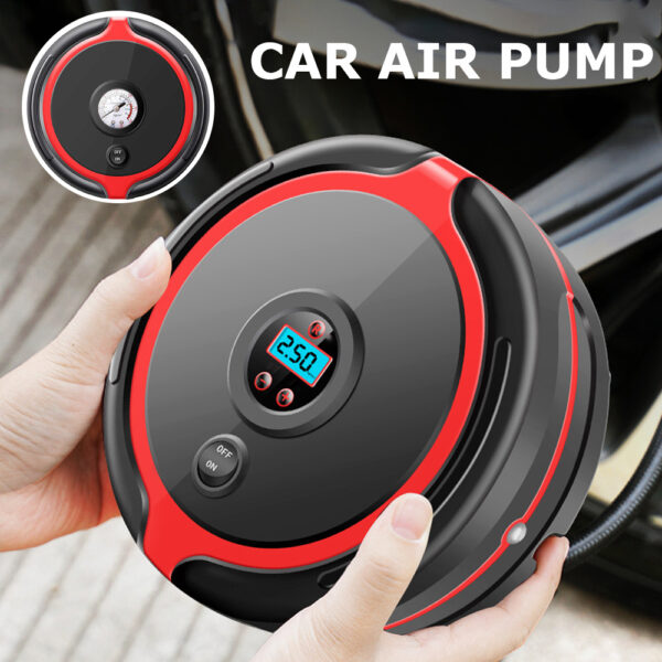 Compresseur d'air électrique pour voiture, 260 PSI, 12 V CC, portable, sans fil, pour gonfler les pneus de voitures, motos et ballons
