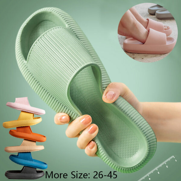 Chaussures EVA tendance pour femmes, pointures 26 à 45 – Pantoufles à semelles souples pour l'été et la salle de bain