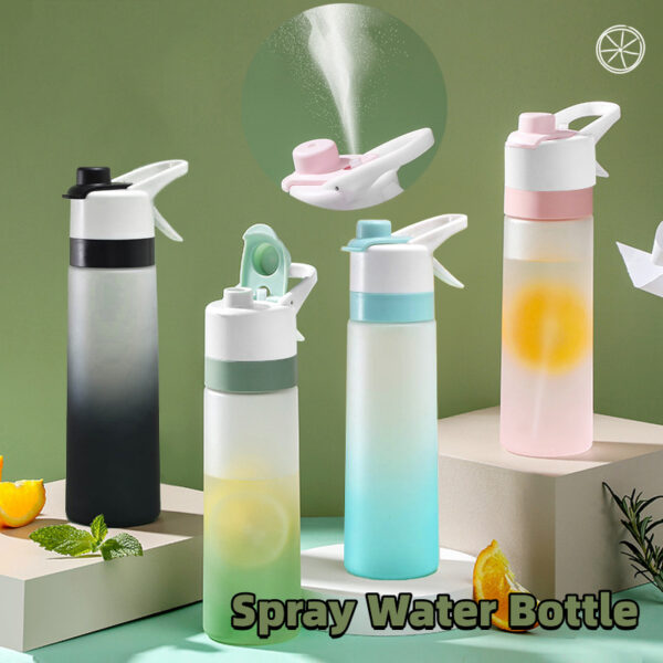 Bouteille vaporisatrice pour filles – Sport en plein air, fitness – Gobelet à grande contenance – Bouteille vaporisatrice – Récipients pour boissons – Bouteilles de voyage – Gadgets de cuisine