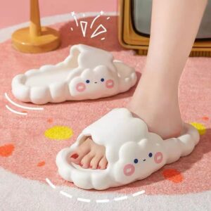 Accueil Salle de bains Bain Chaussons antidérapants « Cloud »