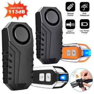 Alarme antivol Elecpow pour vélo et moto, télécommandée, étanche, avec capteur de vibrations