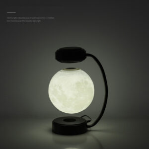Lampe de nuit LED 3D en forme de lune, sans fil, à lévitation magnétique, rotative et flottante, pour l'école, le bureau, la librairie et la décoration d'intérieur
