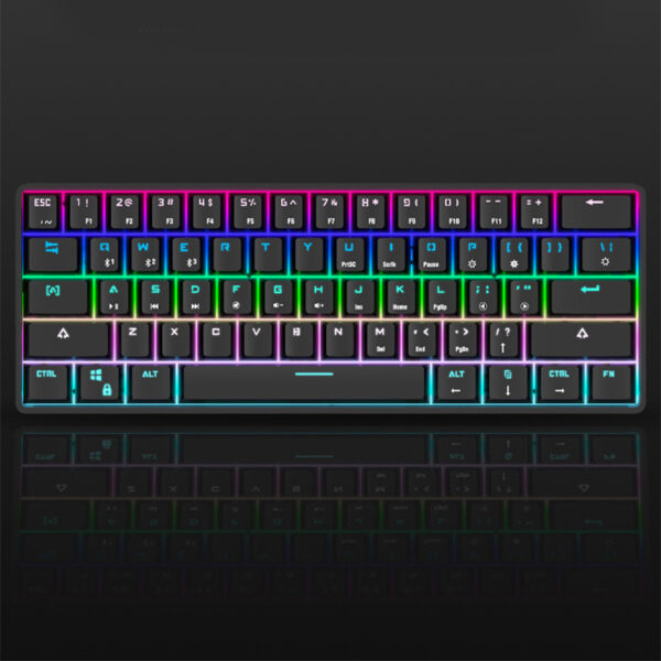 Clavier sans fil Bluetooth avec touches PBT colorées - Clavier mécanique