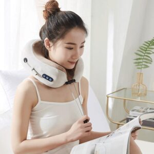 Oreiller de massage en forme de U, appareil de massage pour la nuque, appareil électrique de massage de la nuque, appareil de massage des épaules, du dos et des cervicales, pour la relaxation du corps