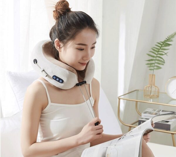 Oreiller de massage en forme de U, appareil de massage pour la nuque, appareil électrique de massage de la nuque, appareil de massage des épaules, du dos et des cervicales, pour la relaxation du corps