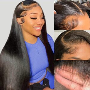 Perruques en cheveux naturels avec dentelle HD