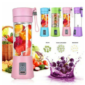 Mixeur portable rechargeable par USB – Mini-mixeur de cuisine pour jus de fruits – Mini-presse-agrumes électrique simple d'utilisation pour la maison