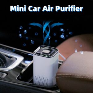 Purificateur d'air pour voiture, générateur d'ions négatifs portable, élimine le formaldéhyde, la poussière et la fumée, désodorise l'air, pour la maison et la voiture