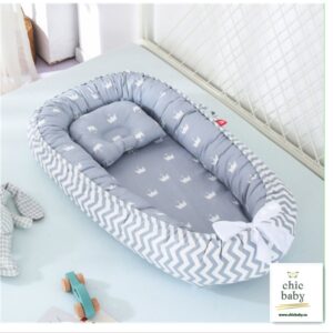 Lit bébé démontable et lavable, lit de voyage portable pour enfants et bébés, berceau en coton