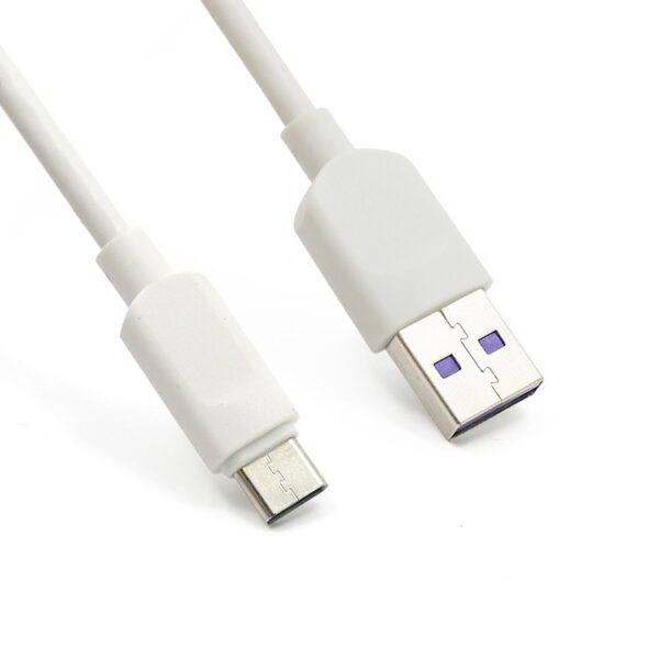 Câble de données USB à tête unique pour téléphone portable, avec recharge ultra-rapide