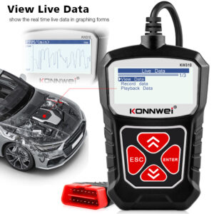 Scanner automobile, outil de diagnostic, scanner pour voiture, outils automobiles