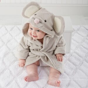 Peignoir absorbant à capuche pour enfants, en forme d'animal