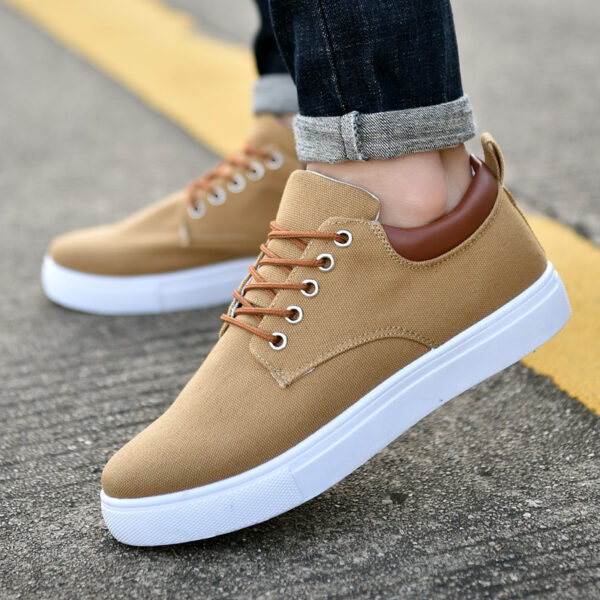 Nouvelles chaussures en toile pour homme, grandes pointures 46 et 47, baskets pour homme