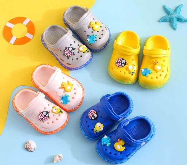 Chaussons pour enfants (garçons et filles) - Chaussures à motifs de dessins animés - Été - Tout-petits