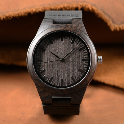 BOBO BIRD Montres pour homme gravées – Cadeaux de famille pour fils, papa, maman – Montres à quartz pour homme et femme – Pour petit ami – Gravure – D26