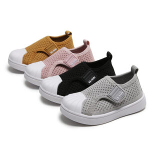 Chaussures décontractées pour filles et garçons - Chaussures de printemps pour bébés et tout-petits - Chaussures de sport confortables pour enfants, à semelle souple et antidérapante - Chaussures pour bébés et enfants