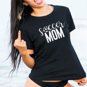 T-shirt « Soccer Mom » pour femme, imprimé football, pour les jours de match, t-shirt de sport