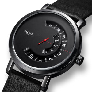 Montre pour homme à cadran rotatif, étanche, à quartz, pour homme
