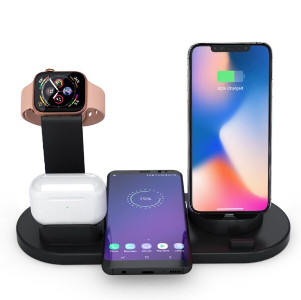 Chargeur sans fil trois-en-un
