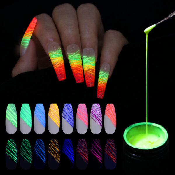 Manucure, nail art lumineux, gel « Spider Nail », vernis à ongles UV
