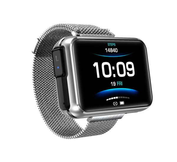 Montre connectée T91 2-en-1 avec casque Bluetooth sans fil