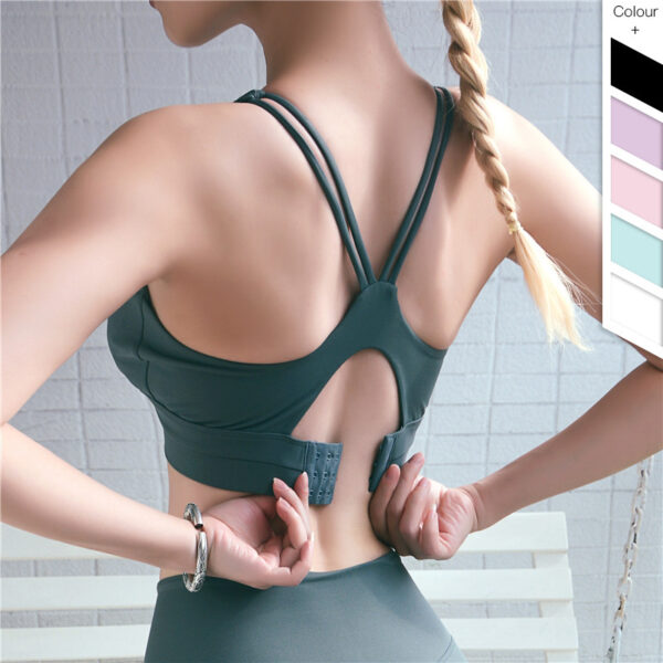 Soutien-gorge de sport à bretelles réglables