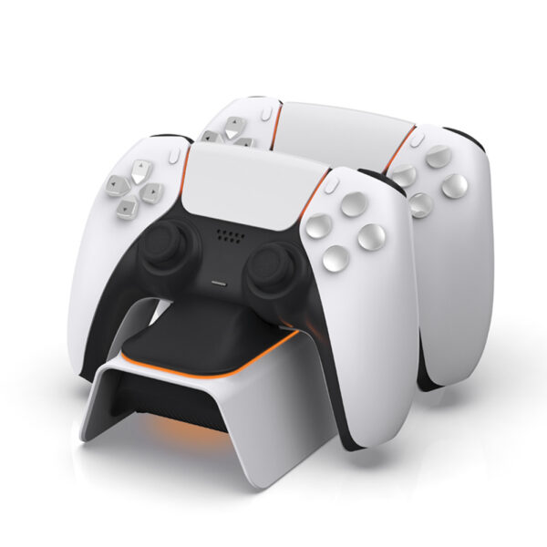 Chargeur double pour manettes PS5 Chargeur sans fil pour manettes PS5