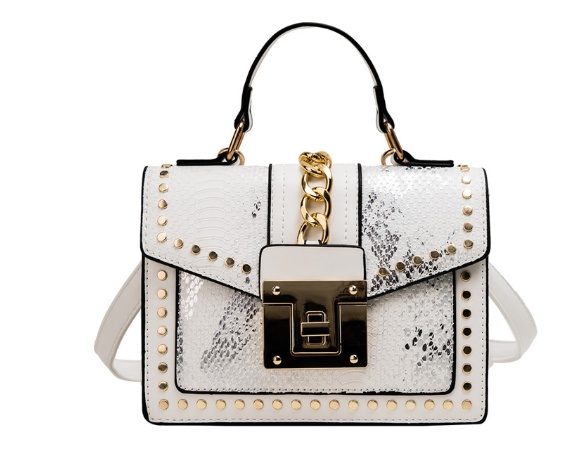 Sacs à bandoulière pour femme en cuir d'alligator tendance
