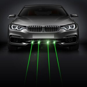 Feu de brouillard laser pour voiture et camion, feu d'avertissement, lumière puissante, 100 mW