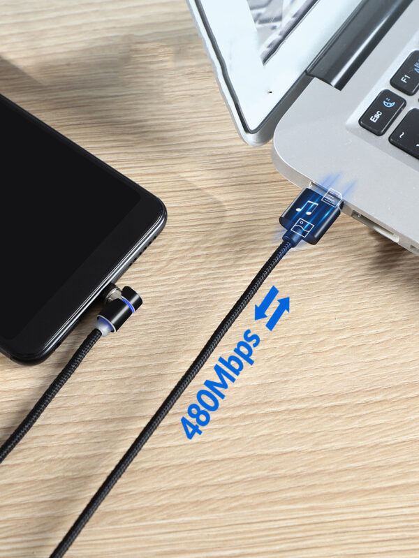 Câble magnétique, câble de recharge LED, câble USB et câble USB Type-C, USB-C