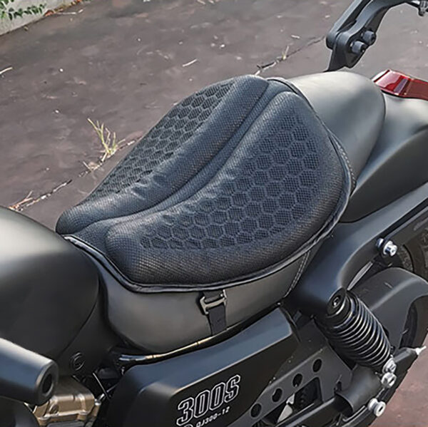 Coussin pour moto : amortissant, épais, résistant au soleil et respirant