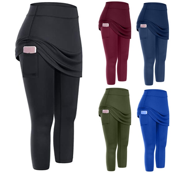 Leggings pour femmes avec poches - Pantalons de yoga et de fitness - Vêtements de sport