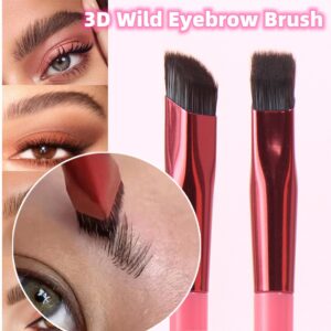 Pinceau à sourcils « Wild » – Peinture stéréoscopique 3D – Pâte pour sourcils « Hairline » – Pinceau à sourcils « Artifact » – Pinceaux de maquillage pour sourcils – Pinceau correcteur
