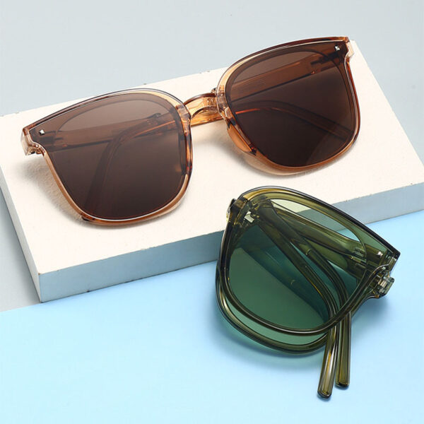 Lunettes de soleil pliables – Mode estivale pour la plage – Lunettes de protection solaire