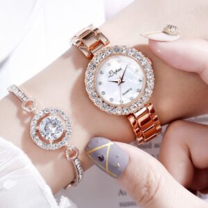 Montres - Ensemble bracelet-montre à quartz pour femme, mode, de marque, de luxe