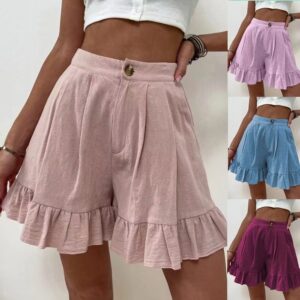 Shorts amples Shorts taille haute pour femmes