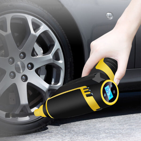 Compresseur d'air numérique LED intelligent, portable et automatique pour voiture