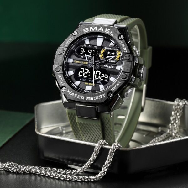 Montre électronique Digital Alloy pour homme