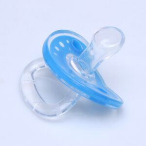 Produits pour bébés : tétine entièrement en gel de silice, en silicone liquide bicolore, pour un sommeil confortable – Tétine pour bébé