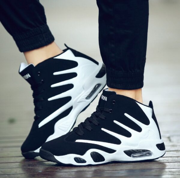 Chaussures de basket-ball pour homme à amorti pneumatique – Baskets résistantes à l'usure pour homme – Chaussures de basket-ball Hommel – Baskets pour homme