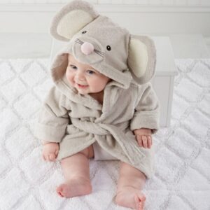 Serviettes de bain pour bébés à motifs d'animaux mignons, peignoirs de bain pour bébés, peignoirs en coton pour enfants, peignoirs à capuche pour bébés