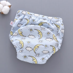 Culotte d'apprentissage lavable, 6 couches de gaze, culotte de protection pour bébé