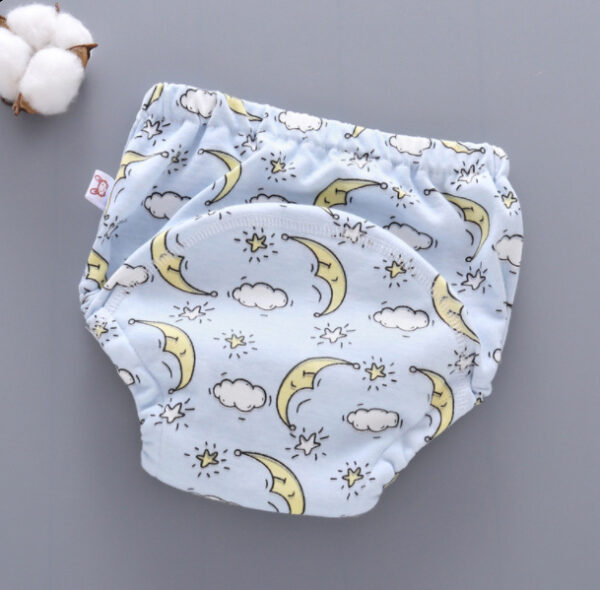 Culotte d'apprentissage lavable, 6 couches de gaze, culotte de protection pour bébé
