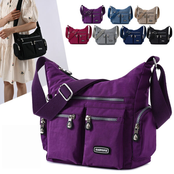 Sacs à bandoulière pour femme, à multiples poches, imperméables