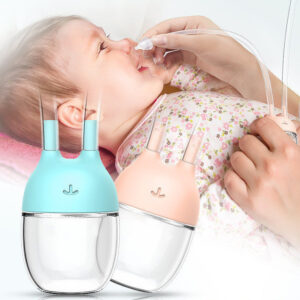 Aspirateur nasal pratique et sans danger pour les bébés – Aspirateur de mucus nasal pour nez qui coule – Soins de santé pour bébés et enfants