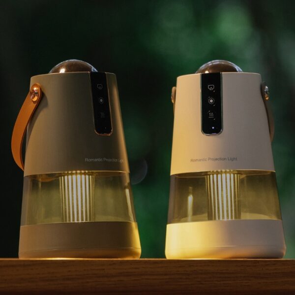 Lampe anti-moustiques à projection avec veilleuse – Lampe portable d'extérieur à double fonction pour éliminer les moustiques