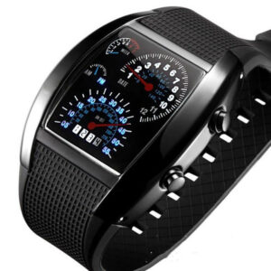 Montre tendance pour homme : montre numérique LED originale, montre pour homme, montre électronique
