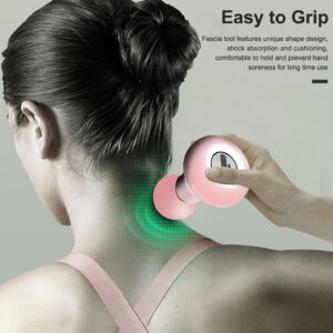 Mini-pistolet électrique de massage musculaire et fascial de poche pour le dos et la nuque – Outil de massage fascial pour un soulagement en profondeur des douleurs corporelles et une perte de poids